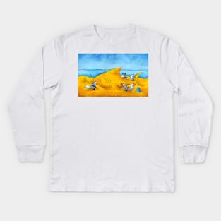 SandShark Building Kids Long Sleeve T-Shirt